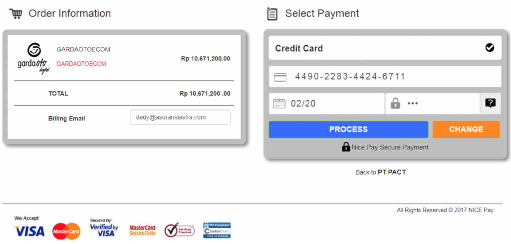 Select payment